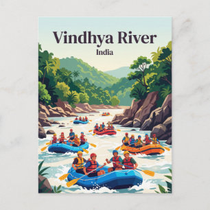Vindhya River, India Postcard