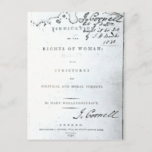 Vindication of the Rights of Woman' Postcard