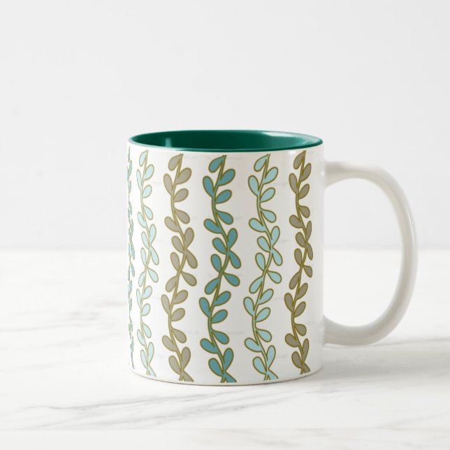Vine and Leaf Mug (Right)