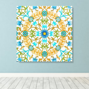 Vine by William Morris, Vintage Textile Art Canvas Print