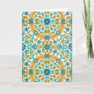 Vine by William Morris, Vintage Textile Art Card