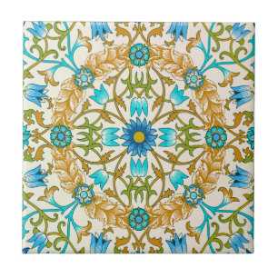 Vine by William Morris, Vintage Textile Art Tile