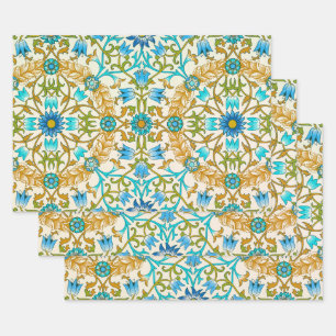 Vine by William Morris, Vintage Textile Art Wrapping Paper Sheet
