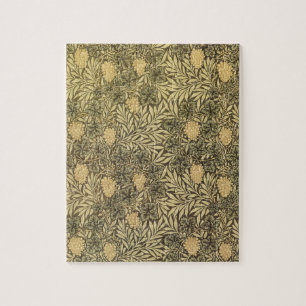 Vine by William Morris, Vintage Textile Patterns Jigsaw Puzzle