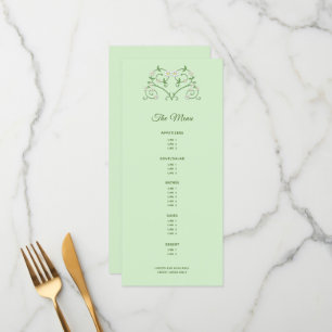 Vine Heart on Mint  Multi-Course Menu