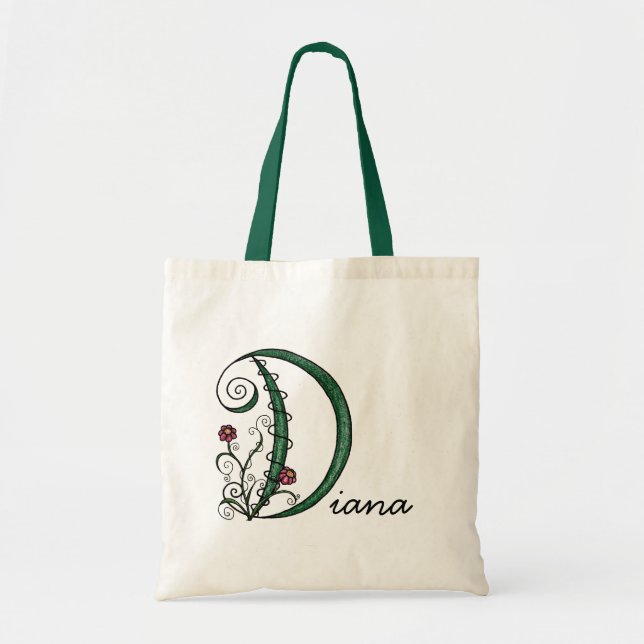 'Vine Letter D' Bag (Front)