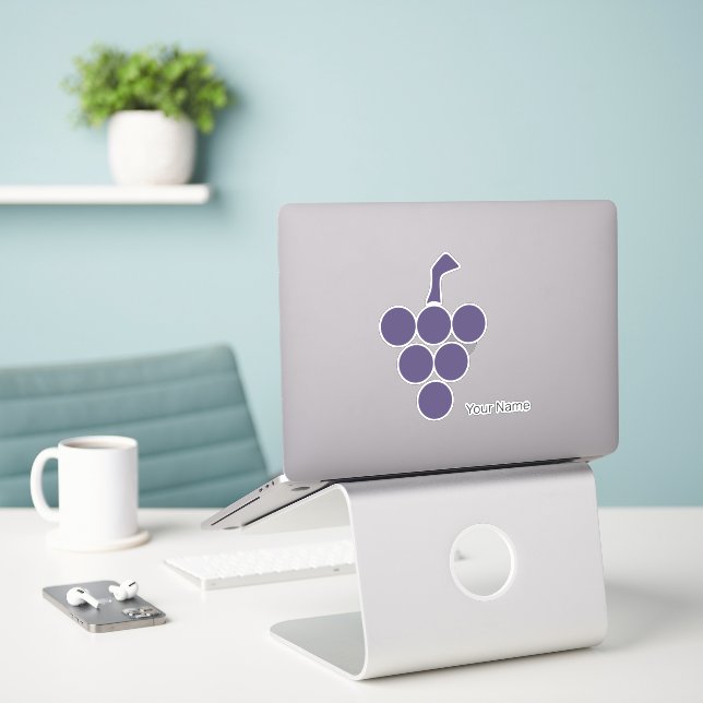 Vine Or  Wine For Grape And Grapevine Sommelier (Laptop On Desk)