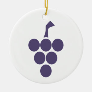 Vine Or Wine For Grape And Grapevine Sommelier Ceramic Tree Decoration