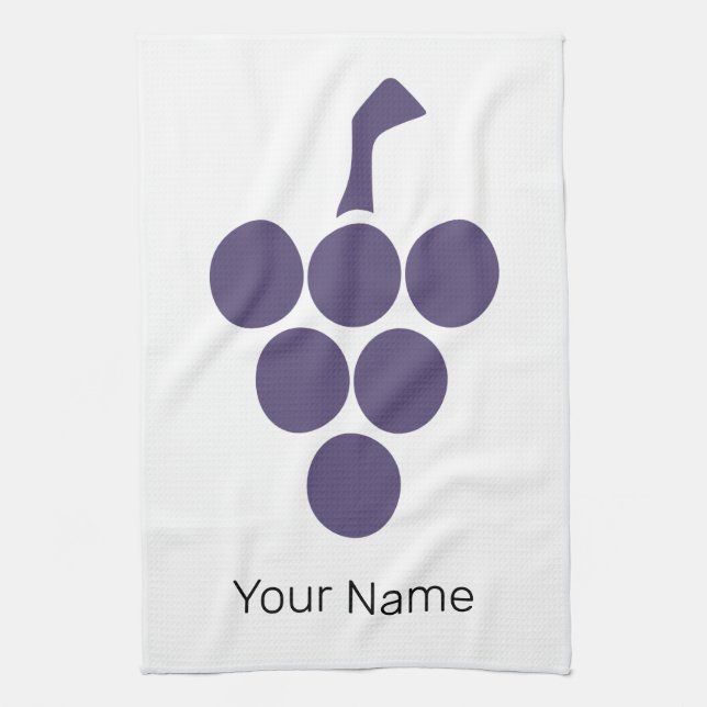Vine Or  Wine For Grape And Grapevine Sommelier Tea Towel (Vertical)