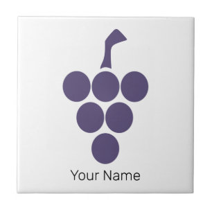Vine Or Wine For Grape And Grapevine Sommelier Tile