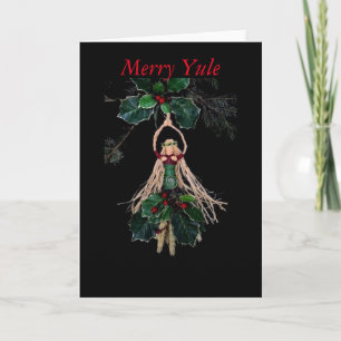 Vine Yule Greetings card