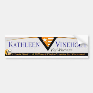 Vinehout for Wisconsin Bumper Sticker