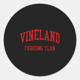 Vineland High School Hs Vineland Nj Vintage Srts L Classic Round Sticker