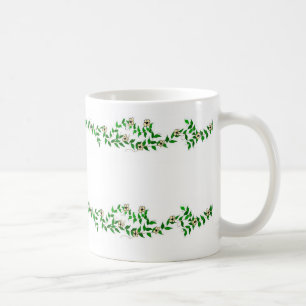 Vines And Tiny Flowers Coffee Mug