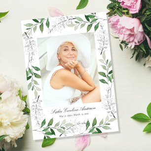 Vines & Berries Celebration of Life Program Programme