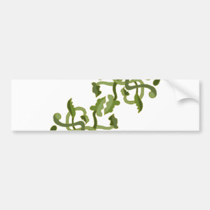 Vines Olive Green Nature Natural World Bumper Sticker