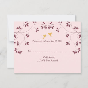 Vines Reply 4.25 x 5.5 Invitation