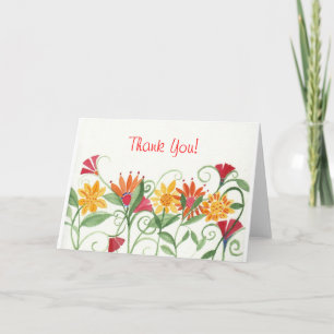 Vines Thank You Card
