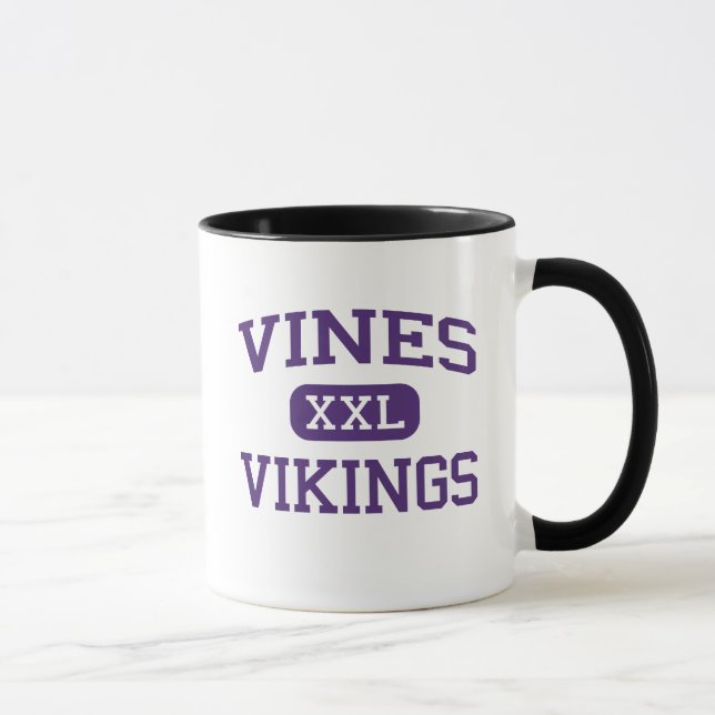 Vines - Vikings - Vines High School - Plano Texas Mug (Right)
