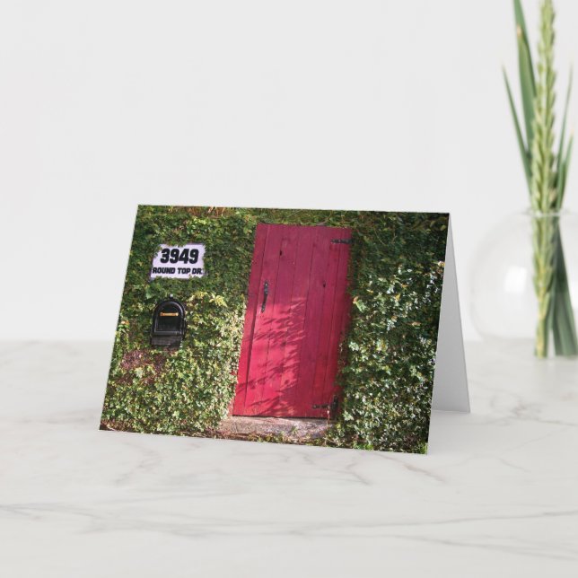 Vines with red Door Card (Front)
