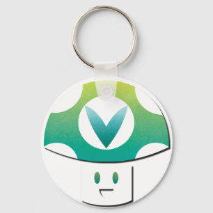 Vinesauce Mushroom Key Ring
