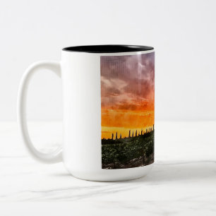Vineyard at Sunset Mug