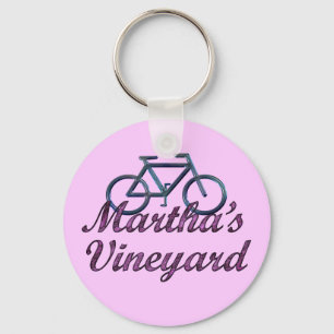 Vineyard Bicycle Keychain