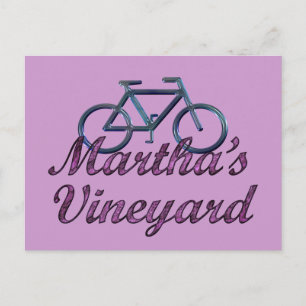 Vineyard Bicycle Postcard