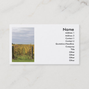 Vineyard Business Card