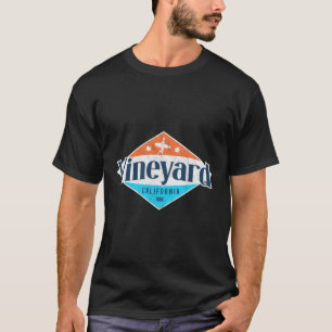 Vineyard California Beach Flag Surf Ca T-Shirt