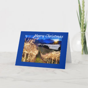 Vineyard Christmas Holiday Card