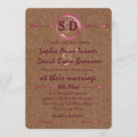 Vineyard Cork Stains Red Wine Wedding
