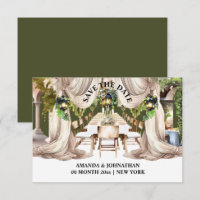 Vineyard country outdoor table winery drapes