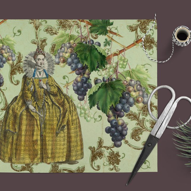 Vineyard Elegance Decoupage Tissue Paper (Creator Uploaded)