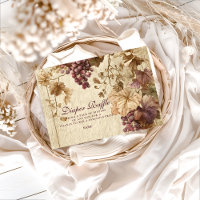 Vineyard Grape Floral Diapper Raffle