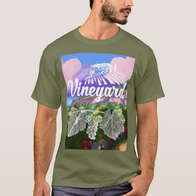 Vineyard Harvest - Wine Country - Grapes Galore T-Shirt (Front)