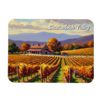 Vineyard in Virginia Shenandoah Valley Postcard