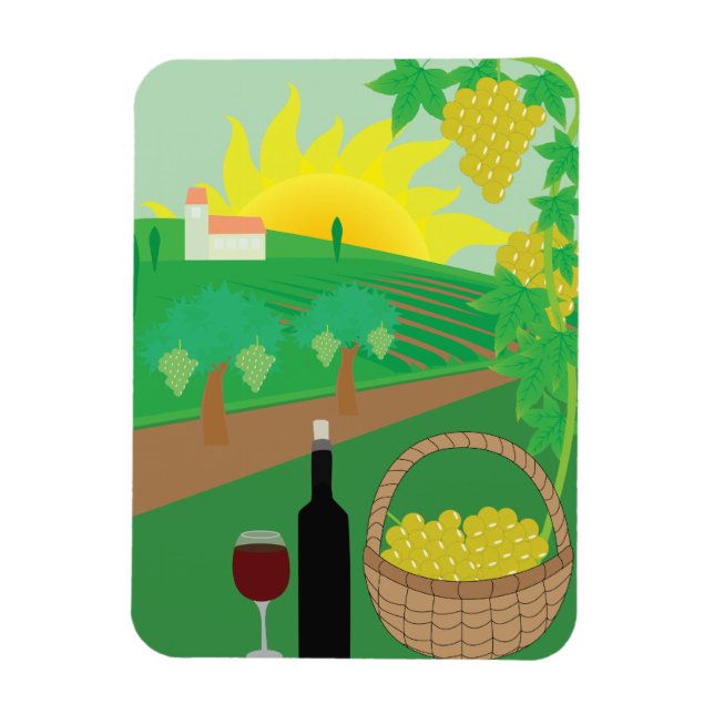 Vineyard Magnet (Vertical)