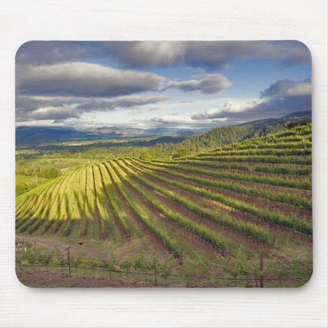 Vineyard. Napa Valley. Napa. Napa County, Mouse Mat (Front)