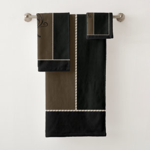 Vineyard Noir Elegance Bath Towel Set