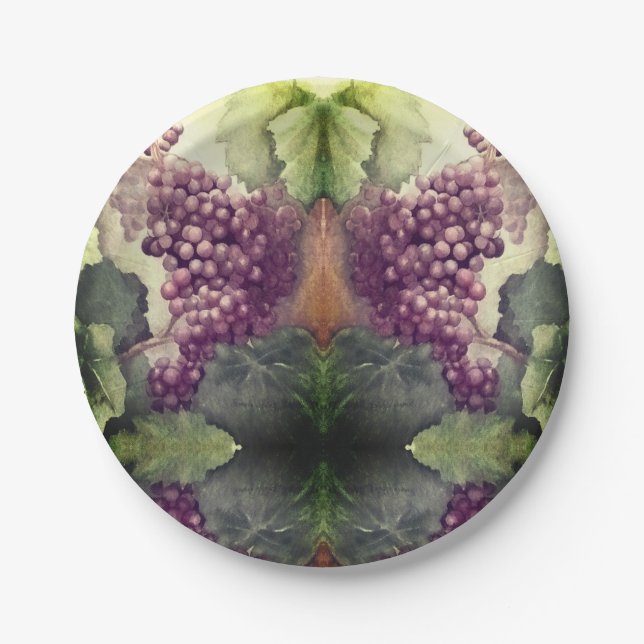 Vineyard Paper Plate (Front)