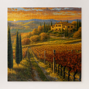 Vineyard Path – Tuscany-insipred jigsaw puzzle