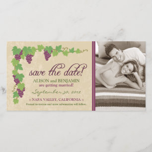 Vineyard Save the Date Announcement (Parchment)