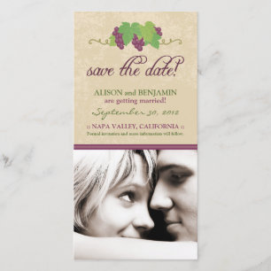 Vineyard Save the Date Announcement (Parchment)