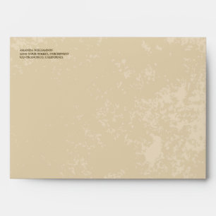 Vineyard Wedding Envelope (Parchment Texture)
