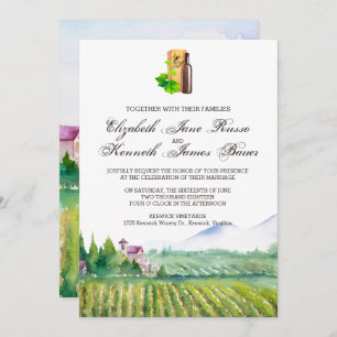 Vineyard Wedding Invitation