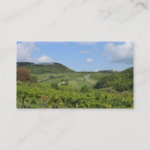 Vineyards In Grinzing Vienna Austria Business Card