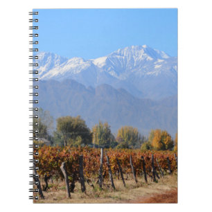 Vineyards In The Fall Of Mendoza, Argentina Notebook