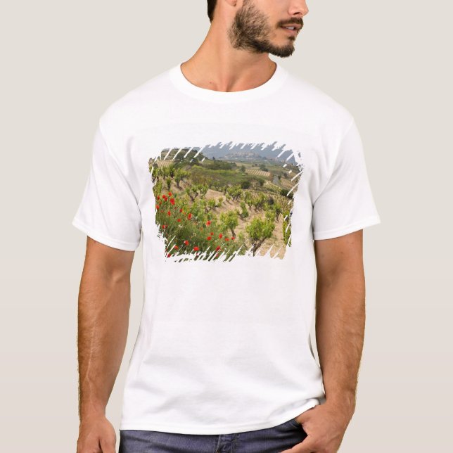 Vineyards near Laguardia, capital of La Rioja T-Shirt (Front)