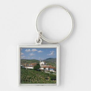 Vineyards, Village of San Miguel, Douro Key Ring